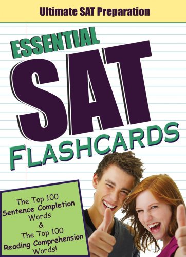 Beispielbild fr The PowerScore Essential SAT Flashcards: The Top 100 Sentence Completion Words the Top 100 Reading Comprehension Words (Powerscore Test Preparation) zum Verkauf von Seattle Goodwill