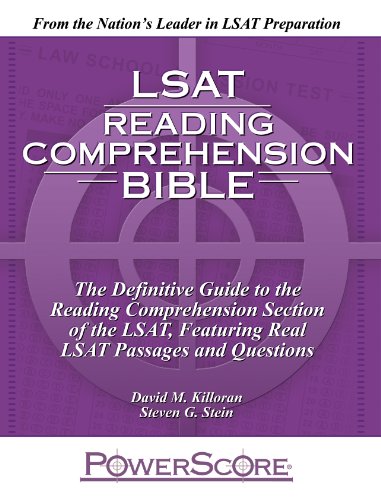 9780980178296: LSAT Reading Comprehension Bible: A Comprehensive Approach for Attacking the Reading Comprehension Section of the LSAT