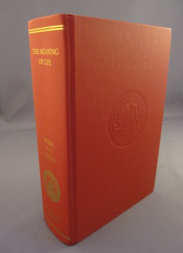 Beispielbild fr The Meaning of Life: The Scientific and Social Experiences of Everitt and Robert Murray, 1930-1964 zum Verkauf von Book Dispensary