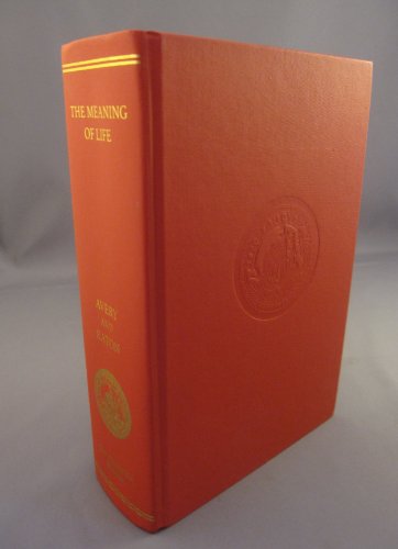 Stock image for The Meaning of Life: The Scientific and Social Experiences of Everitt and Robert Murray, 1930-1964 for sale by Book Dispensary