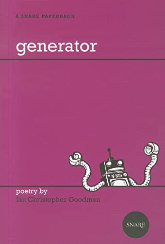 Beispielbild fr Generator: poems zum Verkauf von Russell Books