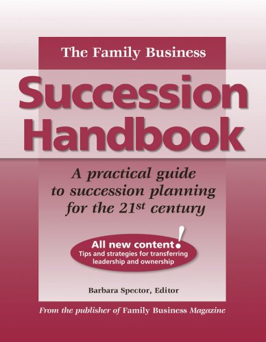 Stock image for The Family Business Succession Handbook for sale by HPB-Red