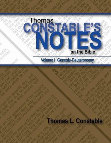 Beispielbild fr Thomas Constable's Notes on the Bible: Volume I Genesis-Deuteronomy zum Verkauf von Book Alley