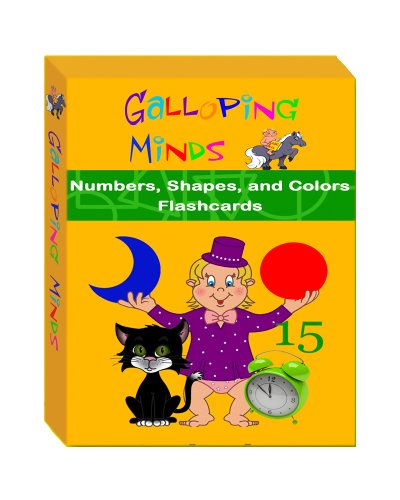 Beispielbild fr Galloping Minds - Numbers, Shapes and Colors Flash Cards zum Verkauf von Revaluation Books