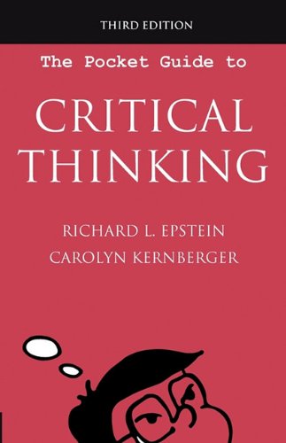 Beispielbild fr The Pocket Guide to Critical Thinking, 3rd edition zum Verkauf von Housing Works Online Bookstore