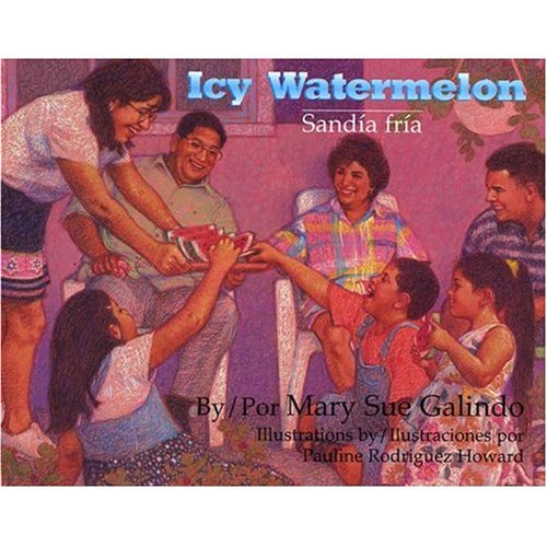 Beispielbild fr Icy Watermelon/Sandia Fria CD and Book Set (English and Spanish Edition) zum Verkauf von Dream Books Co.