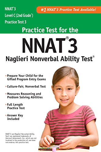 Beispielbild fr Practice Test for the Naglieri Nonverbal Ability Test (NNAT) Grade 2-Level C by Mercer Publishing (2008) Paperback zum Verkauf von HPB Inc.