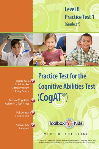 Beispielbild fr Cognitive Abilities Test CogAT Multilevel B Book (Grade 3*) - Practice Test 1 (Form 6) by Mercer Publishing (2010) Paperback zum Verkauf von SecondSale