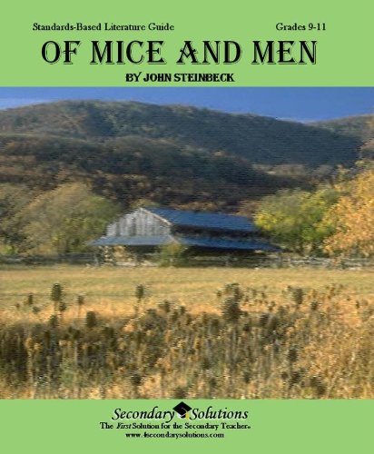 Beispielbild fr Of Mice and Men Teacher Guide - Literature Unit for Teaching Of Mice and Men - John Steinbeck zum Verkauf von Your Online Bookstore