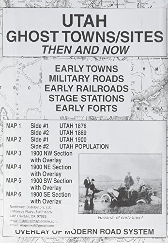 Stock image for Utah Ghost Towns/Sites Then and Now (6 map set) for sale by Revaluation Books