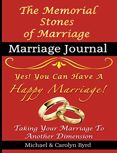 Stock image for The Memorial Stones of Marriage: Journal for sale by Books From California