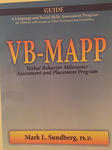 Stock image for VB-MAPP: Verbal Behavior Assessment and Placement Program, 2nd Edition for sale by HPB-Red