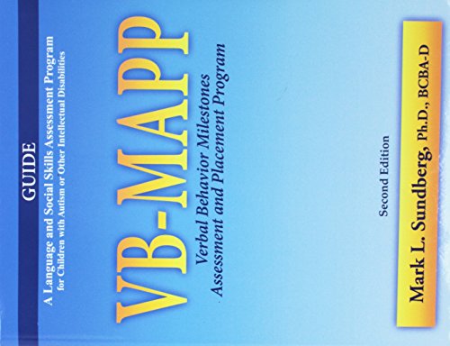 Stock image for VB-MAPP Verbal Behavior Milestones Assessment and Placement Program, 2nd Ed A Language and Social Skills Assessment Program for Children with Autism or Other Intellectual Disabilities for sale by Goodwill of Colorado