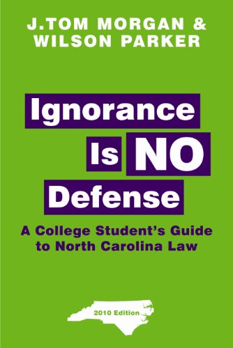 Stock image for Ignorance Is No Defense for sale by Better World Books