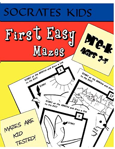 Beispielbild fr First Easy Mazes (Socrates Kids Workbook Series) zum Verkauf von Lucky's Textbooks