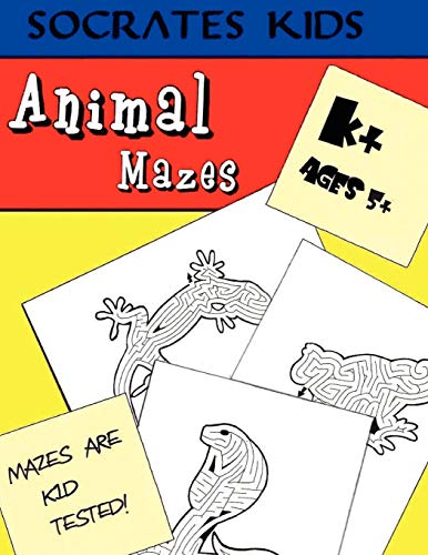 Beispielbild fr Animal Mazes Socrates Kids Workbook Series zum Verkauf von PBShop.store US