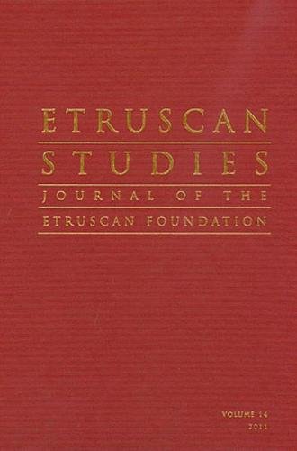 Stock image for Etruscan Studies Volume 14 (2011): Journal of the Etruscan Foundation for sale by Books From California