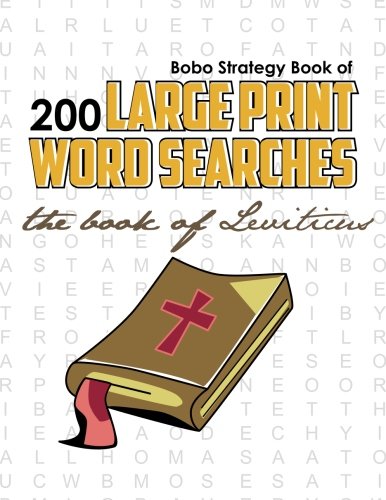 9780981988139: Bobo Strategy Book of 200 Large Print Word Searches: The Book of Leviticus