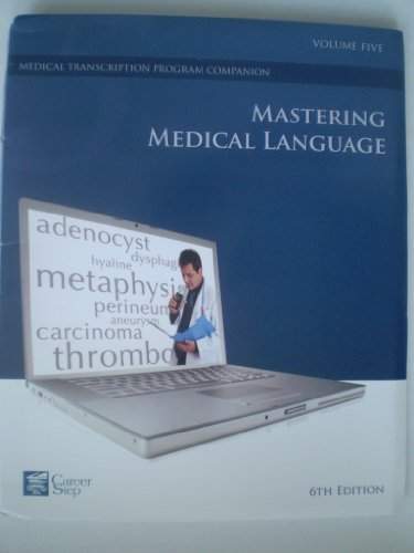 Stock image for Mastering Medical Language, Volume Five for sale by Better World Books