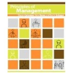 Stock image for Principles of Management for sale by KuleliBooks