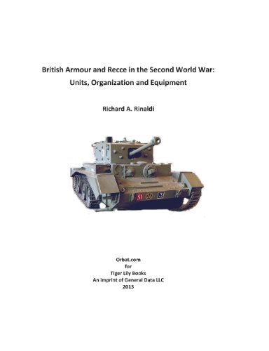 9780982054192: British Armour and Recce in the Second World War