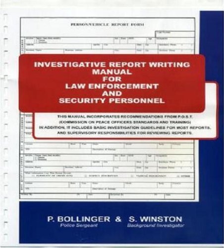 9780982115701: Basic Report Writing for Law Enforcement and Security