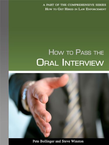 9780982115732: How to Pass the Oral Interview Edition: First