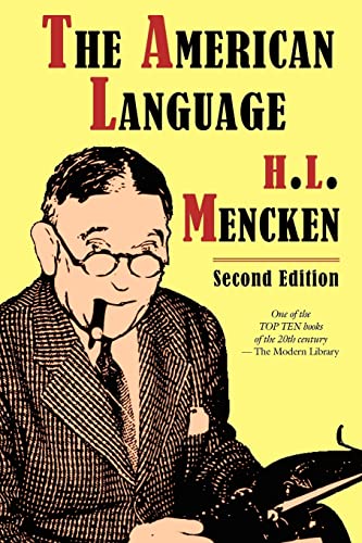 Stock image for The American Language, Second Edition for sale by Omaha Library Friends
