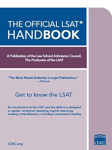Beispielbild fr The Official LSAT Handbook: Get to Know the LSAT zum Verkauf von SecondSale