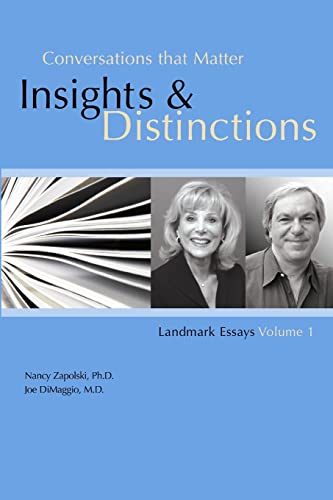 Beispielbild fr Conversations that Matter: Insights Distinctions-Landmark Essays Volume 1 (Landmark Essays, 1) zum Verkauf von New Legacy Books