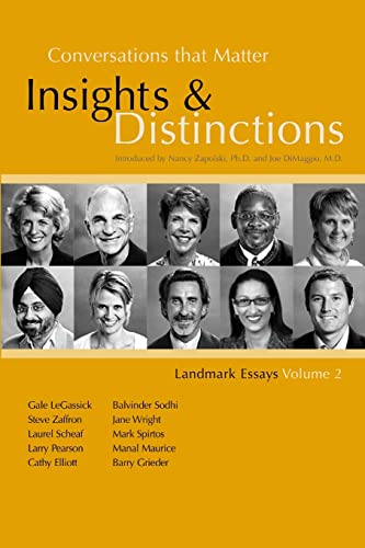 9780982160541: Conversations that Matter: Insights & Distinctions-Landmark Essays Volume 2