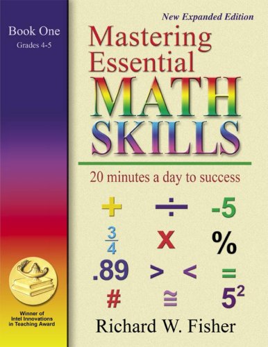 9780982190104: Mastering Essential Math Skills Book One: Grades 4-5: 20 Minutes a Day to Success