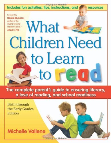 Imagen de archivo de What Children Need to Learn to READ a la venta por Half Price Books Inc.