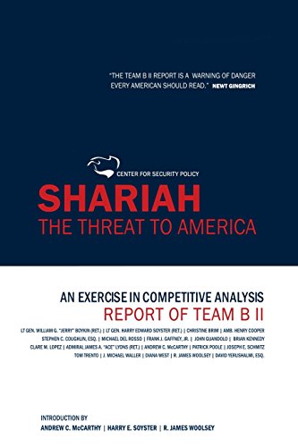 Beispielbild fr Shariah: The Threat To America: An Exercise In Competitive Analysis (Report of Team B II) zum Verkauf von SecondSale