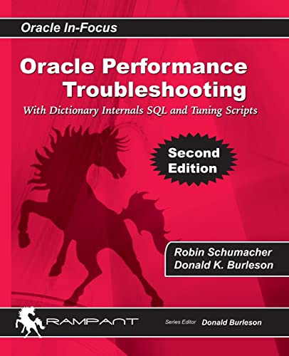 Beispielbild fr Oracle Performance Troubleshooting : With Dictionary Internals SQL and Tuning Scripts zum Verkauf von Better World Books