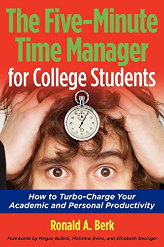 9780982387115: The Five-Minute Time Manager for College Students