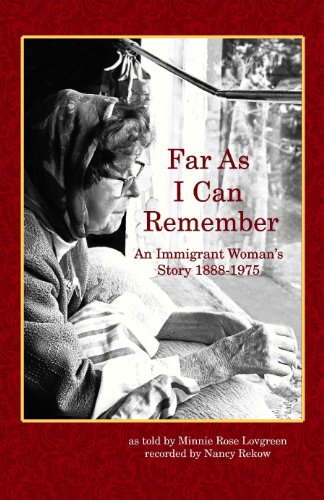 Imagen de archivo de Far As I Can Remember: An Immigrant Woman's Story, 1888-1975 a la venta por HPB Inc.