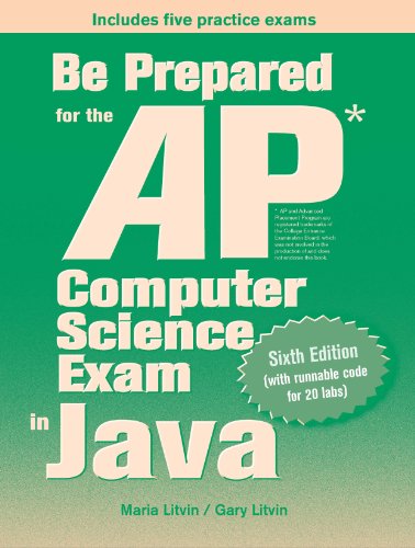 Beispielbild fr Be Prepared for the AP Computer Science Exam in Java zum Verkauf von SecondSale