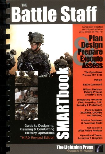 Stock image for The Battle Staff SMARTbook, 3rd Rev. Ed : Guide to Designing, Planning and Conducting Military Operations for sale by Better World Books