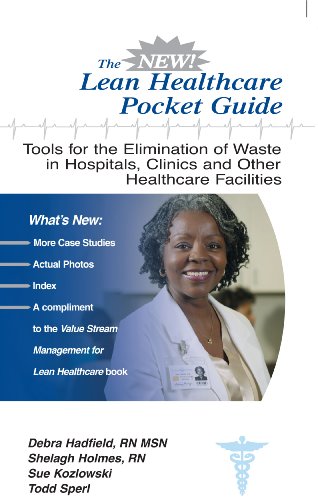 Beispielbild fr The New Lean Healthcare Pocket Guide - Tools for the Elimination of Waste in Hospitals, Clinics, and Other Healthcare Facilities zum Verkauf von -OnTimeBooks-