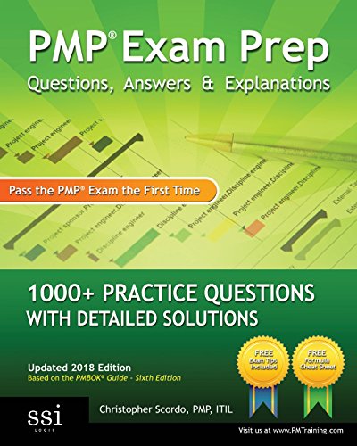 9780982576809: PMP Exam Prep Questions, Answers, & Explanations: 1000+ PMP Practice Questions with Detailed Solutions: Volume 1