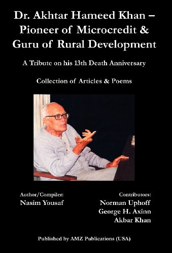 Imagen de archivo de Dr Akhtar Hameed Khan Pioneer of Microcredit Guru of Rural Development a la venta por PBShop.store US