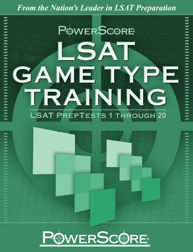 9780982661826: PowerScore LSAT Game Type Training: LSAT PrepTests 1 Through 20
