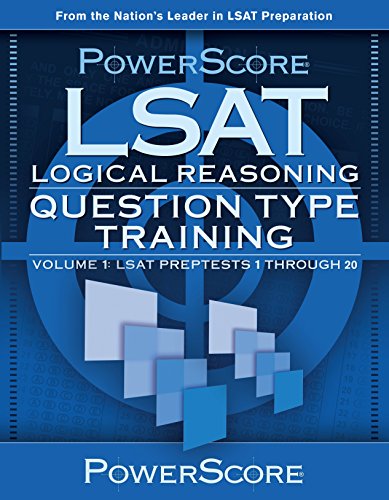 9780982661833: PowerScore LSAT Logical Reasoning: Question Type Training: LSAT Preptests 1 Through 20