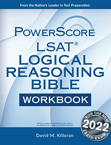 Stock image for The Powerscore LSAT Logical Reasoning Bible Workbook: 2019 Version (Powerscore Test Preparation) for sale by HPB-Red