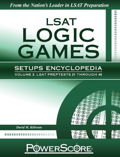 Stock image for The PowerScore LSAT Logic Games Setups Encyclopedia, Volume 2 (Powerscore Test Preparation) for sale by HPB-Diamond