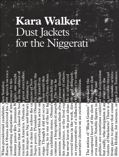 Beispielbild fr Kara Walker: Dust Jackets for the Niggerati zum Verkauf von Jeff Hirsch Books, ABAA