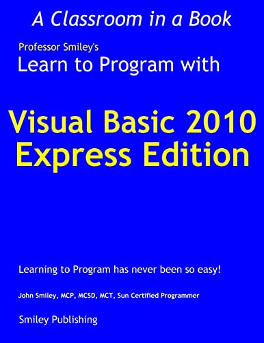Stock image for Learn to Program with Visual Basic 2010 Express for sale by Better World Books