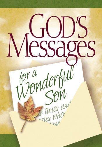 Stock image for God's Messages for a Wonderful Son for sale by HPB-Ruby