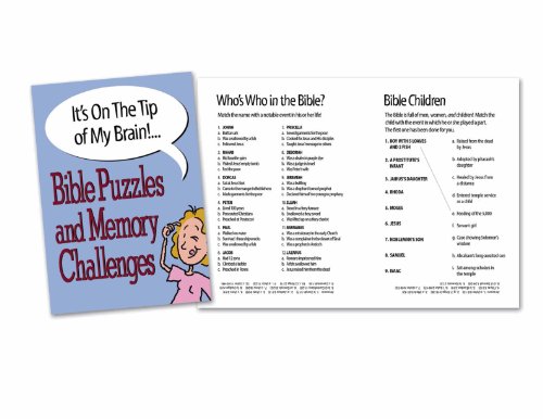 Stock image for Bible Puzzles and Memory Challenges for sale by Wonder Book